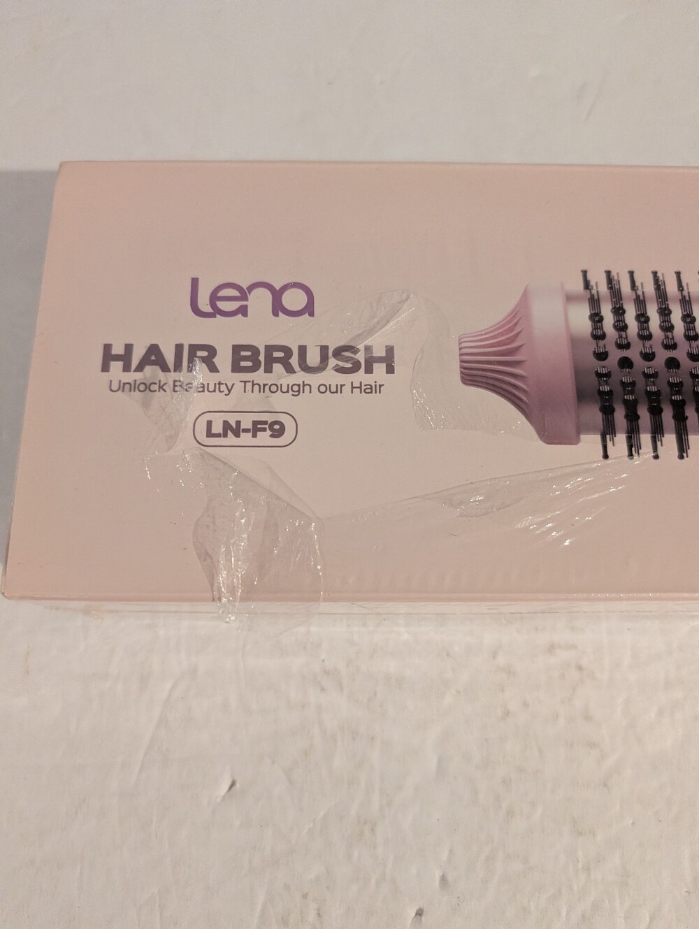 Lena Thermal Hair Brush, All-in-1 With 1.5" Titanium Barrel New Sealed
